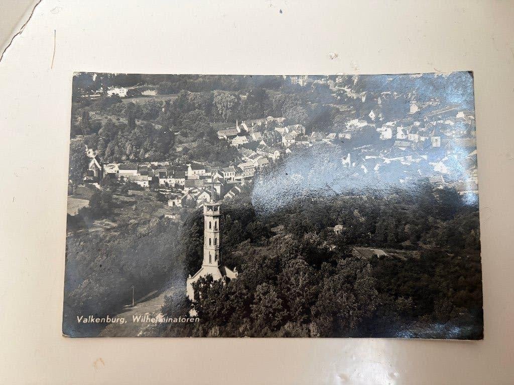 Ansichtkaart Valkenburg, Wilhelminatoren [ca 1954], Ophalen of Verzenden, 1940 tot 1960, Gelopen, Limburg