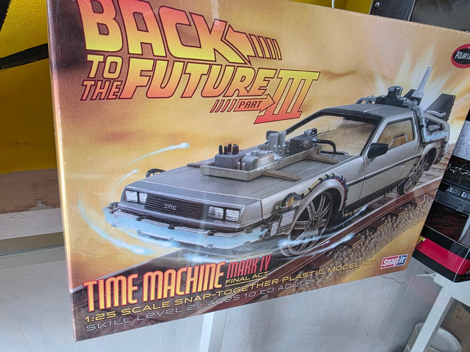 Back to the Future III Time Machine Mark IV modelbouw, Overige merken, Auto, 1:32 tot 1:50, Nieuw