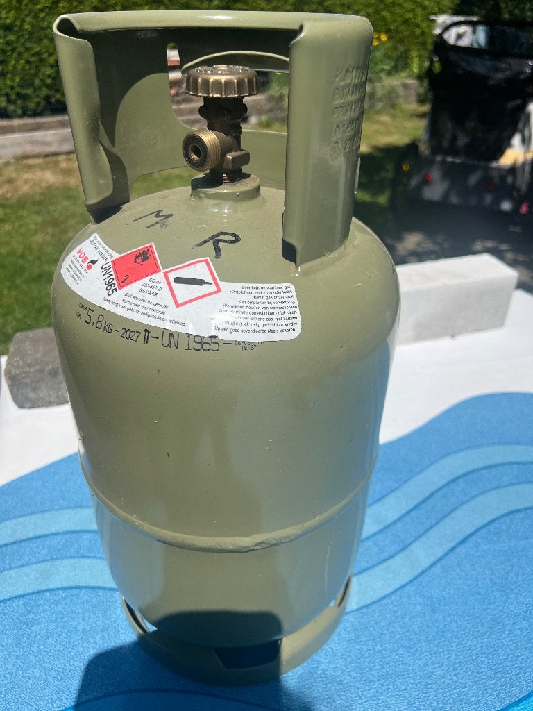 Gastank propaan, Caravans en Kamperen, Kampeeraccessoires, Ophalen, Gebruikt