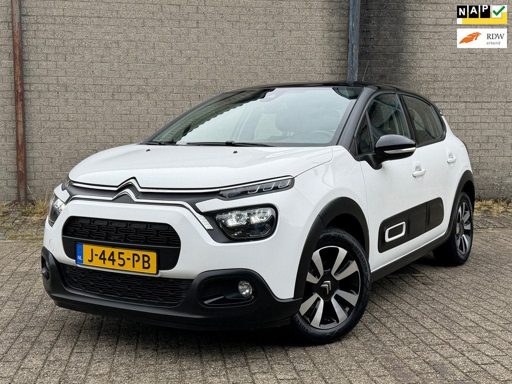 Citroen C3 1.2 PureTech Business | Achteruitrijcamera + Carp, Voorwielaandrijving, 83 pk, 1199 cc, Wit