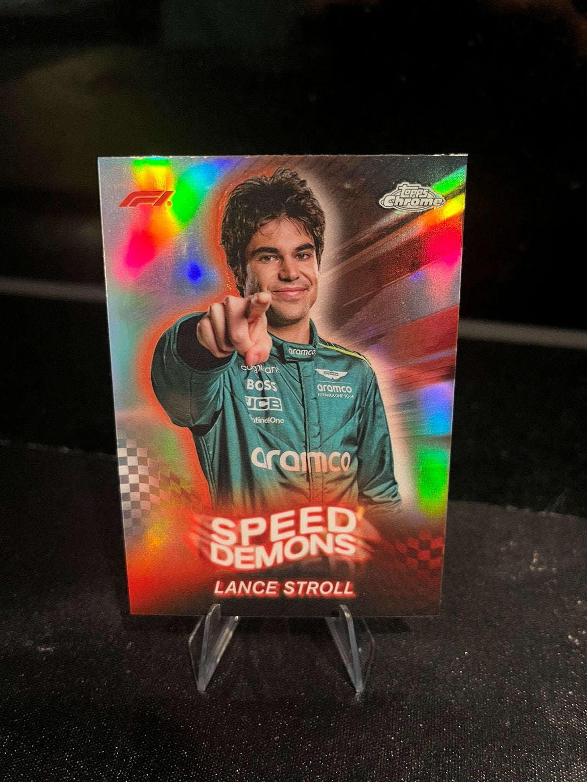 Topps Chrome F1 Lance Stroll Speed Demons, Ophalen of Verzenden