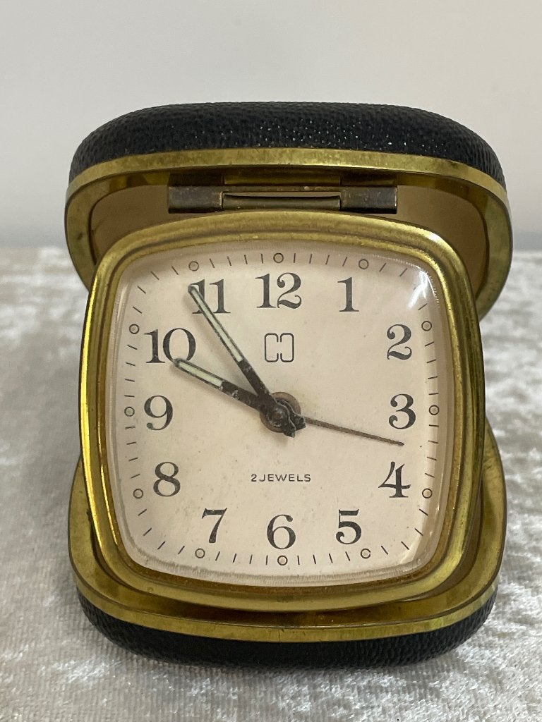 Duitse Vintage Reiswekker, Ophalen of Verzenden, Gebruikt, Analoog
