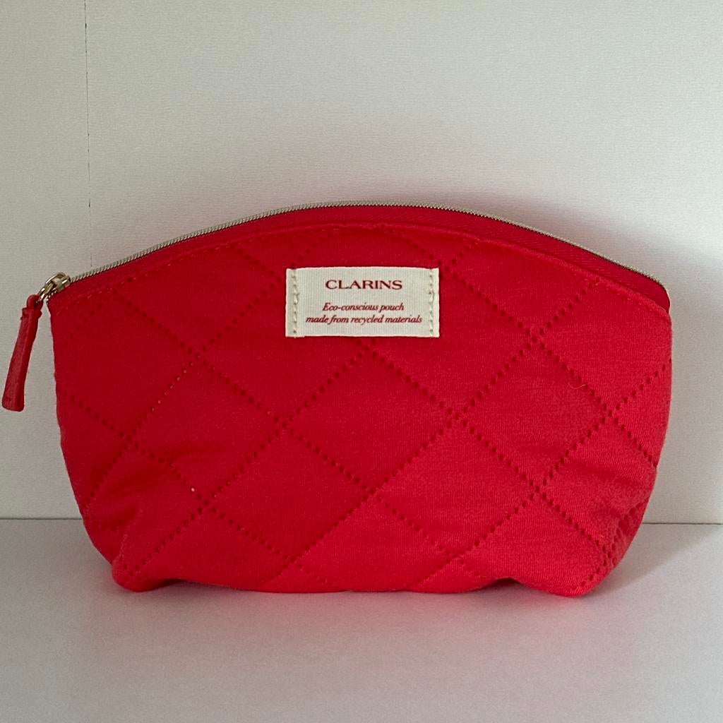 Clarins Toilettas Geblokt, Sieraden, Tassen en Uiterlijk, Toilettassen, Ophalen of Verzenden, Nieuw