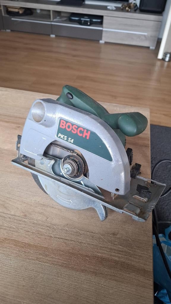 Bosch PKS 54 Handkreissäge mit Anschlag - 1050 Watt, 600 tot 1200 watt, Ophalen of Verzenden, Zo goed als nieuw, Bosch
