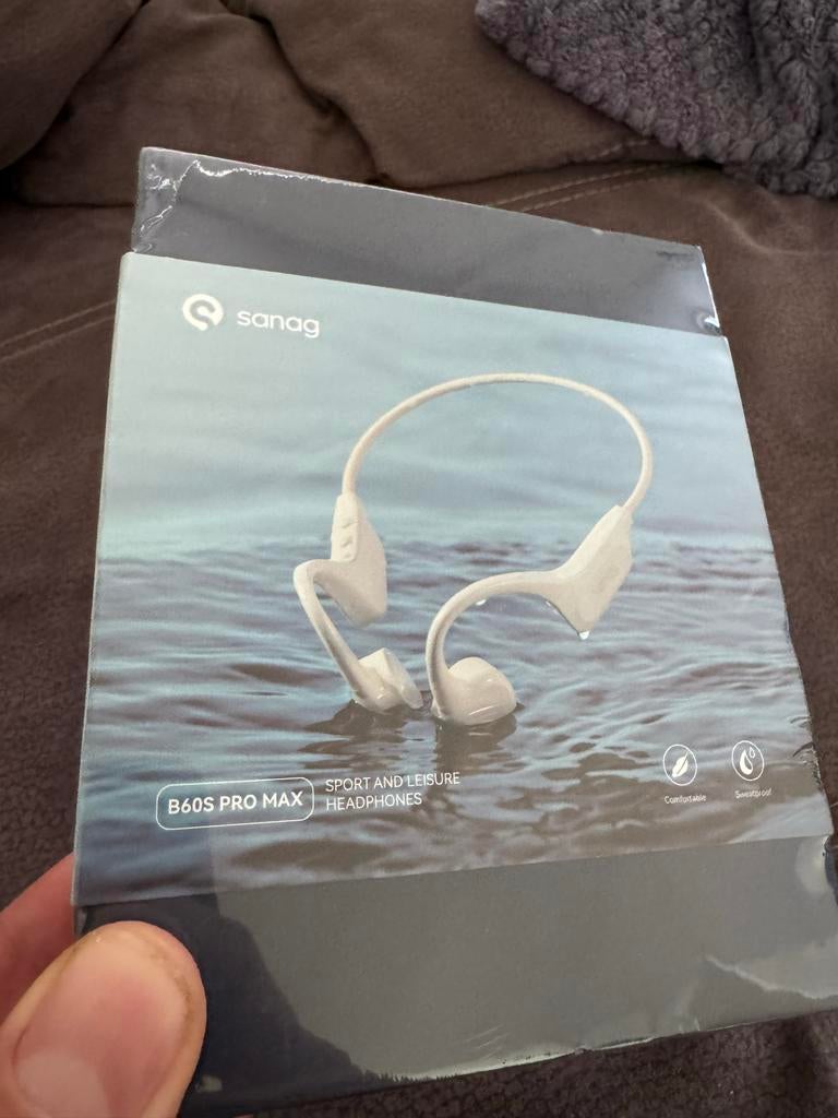 Sanag B60S Pro Max waterdichte bone conduction koptelefoon, Audio, Tv en Foto, Koptelefoons, Ophalen of Verzenden, Nieuw, Overige merken