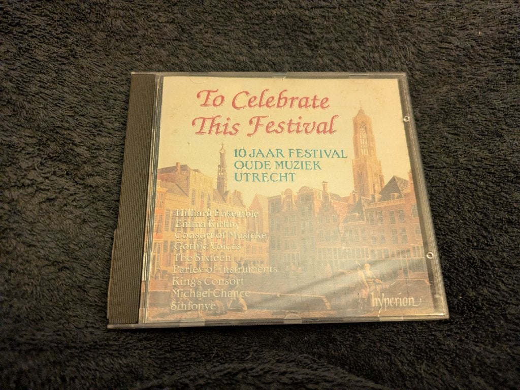 To Celebrate This Festival - 10 Jaar Oude Muziek Utrecht, Gebruikt, Overige typen, Ophalen of Verzenden, Live-album