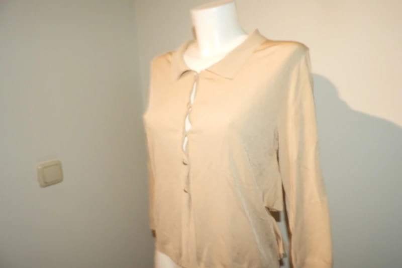 Valentino eerstelijns vest laagjes achterkant vintage IT L, Verzenden, Beige, Maat 42/44 (L), Gedragen