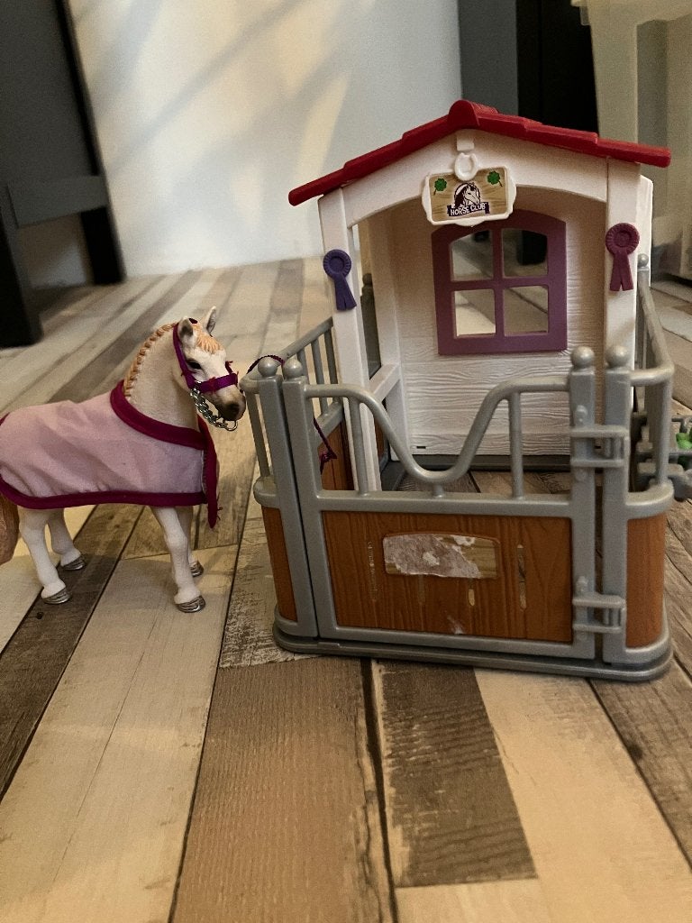 Schleich Horse Club - Paardenbox met paard, Ophalen of Verzenden, Zo goed als nieuw