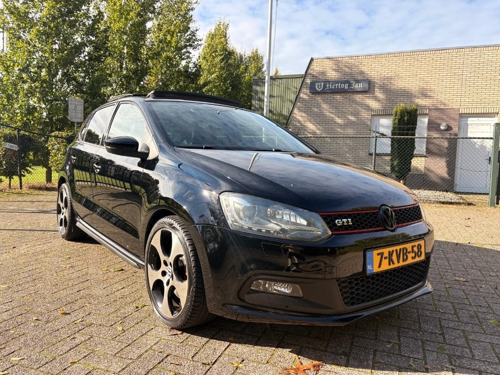 ✅VW Polo GTI DSG 180PK | 149DKM | Panorama | Leer/Alcantara✅, 1169 kg, 4 cilinders, 179 pk, Zwart