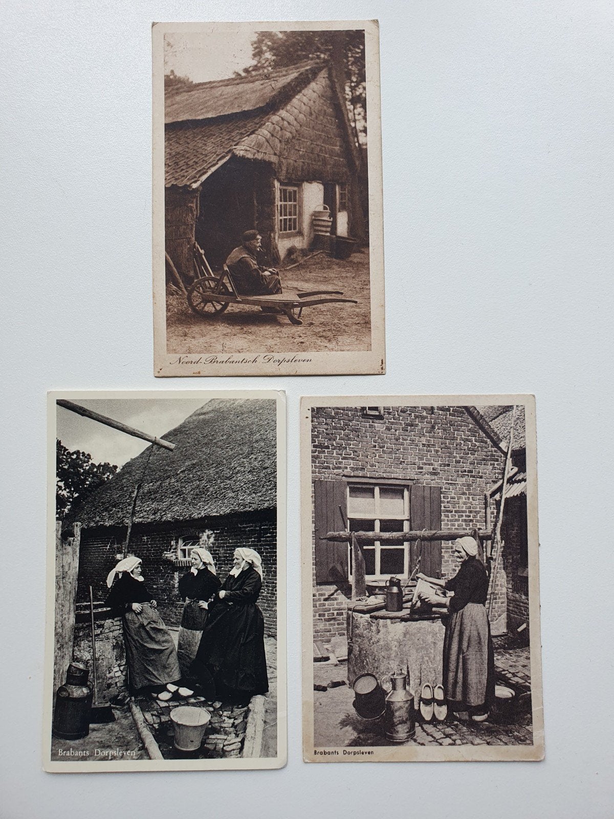 3 x Brabants Dorpsleven in 1 koop, Ophalen of Verzenden, 1920 tot 1940, Gelopen, Noord-Brabant