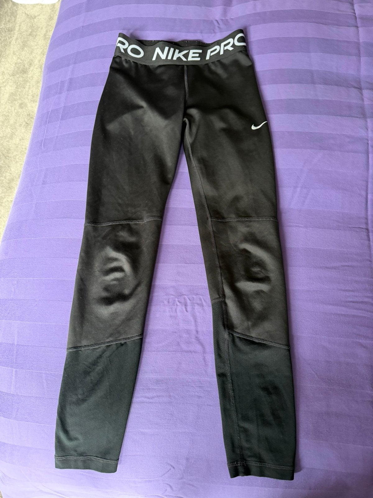 Sportbroek Nike Pro zwart meisje mt 146/152, Ophalen of Verzenden, Zo goed als nieuw, Meisje, Sport- of Zwemkleding