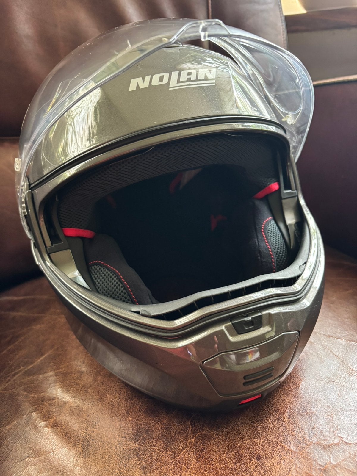 Nolan N100-5 Ncom Systeemhelm maat L (59-60), Motoren, Kleding | Motorhelmen, Ophalen of Verzenden, Tweedehands, Systeemhelm, Nolan