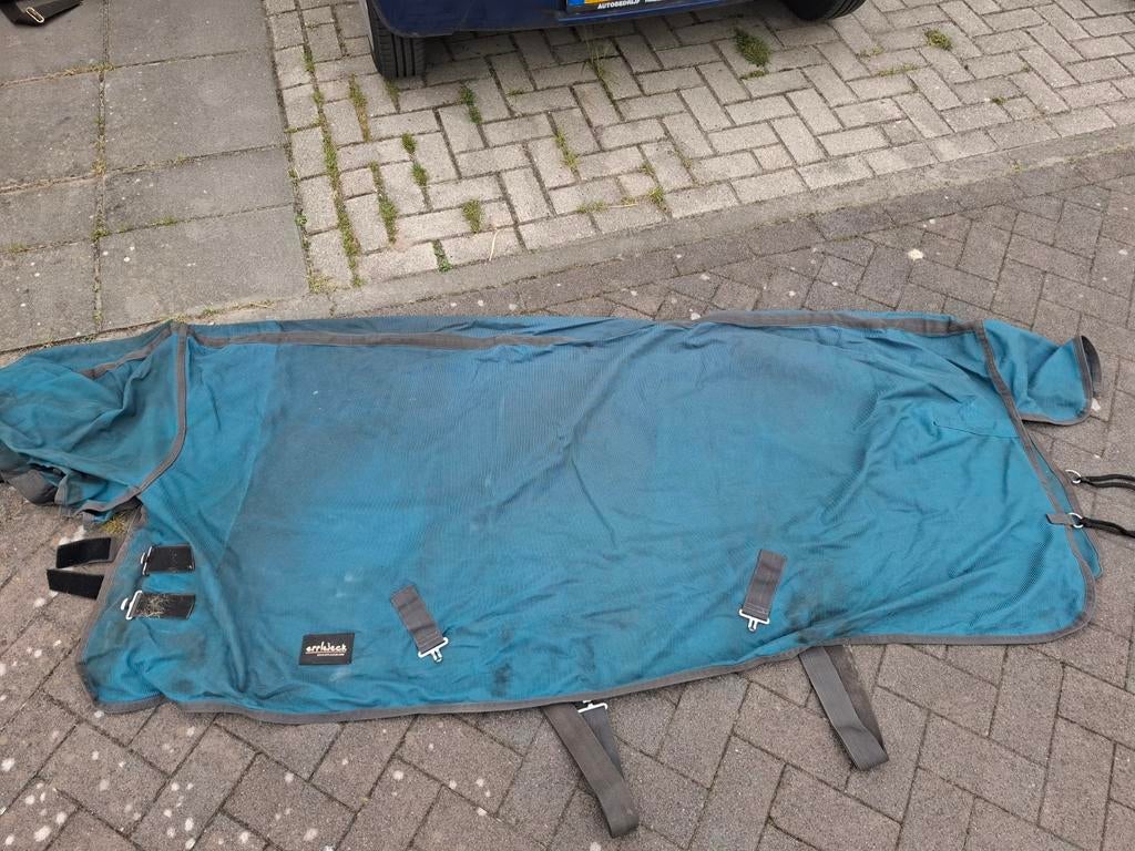 Vliegendeken eppeljack met vaste hals, Dieren en Toebehoren, Paarden en Pony's | Dekens en Dekjes, Ophalen of Verzenden, Gebruikt