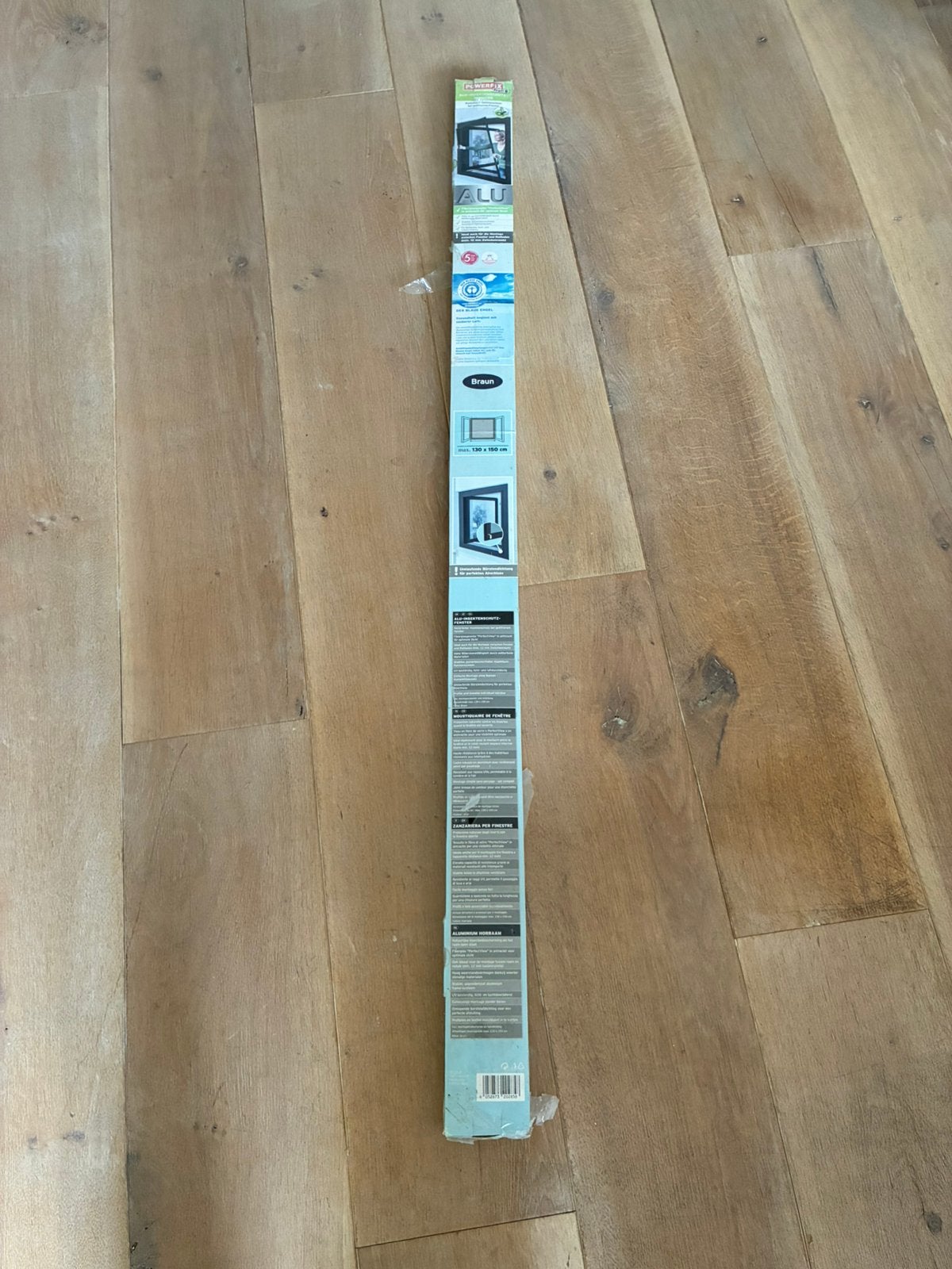 POWERFIX Profi ALU-Insektenschutz-Venster, Doe-het-zelf en Verbouw, Ophalen, Kunststof, 120 cm of meer, Overige typen