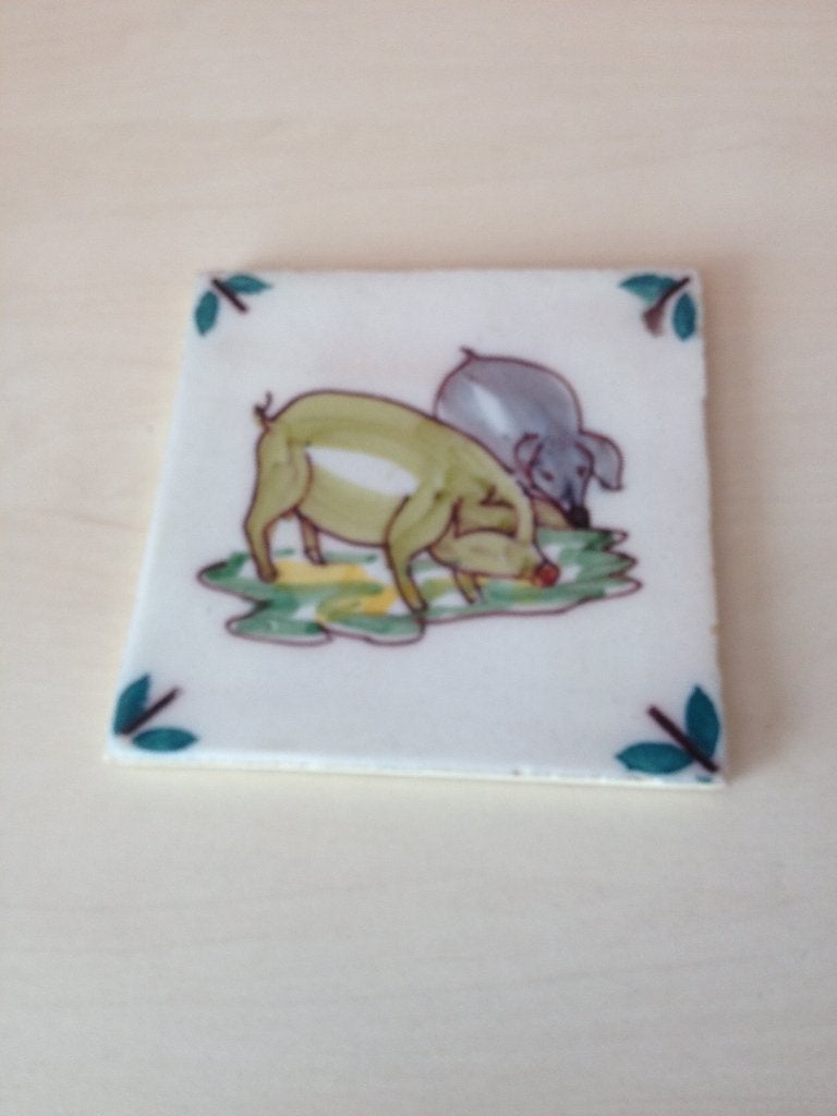 Vintage tegeltje, Verzenden