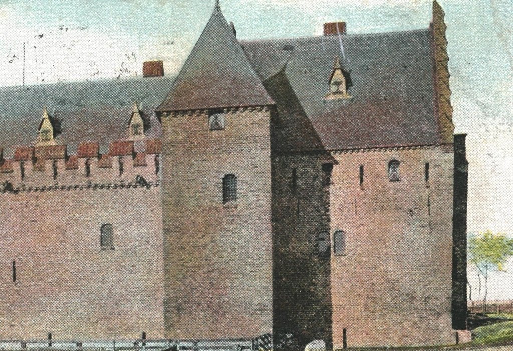700120 Medemblik 1906 NH Kasteel Radbouth Gelopen, Ophalen of Verzenden, Voor 1920, Gelopen, Noord-Holland
