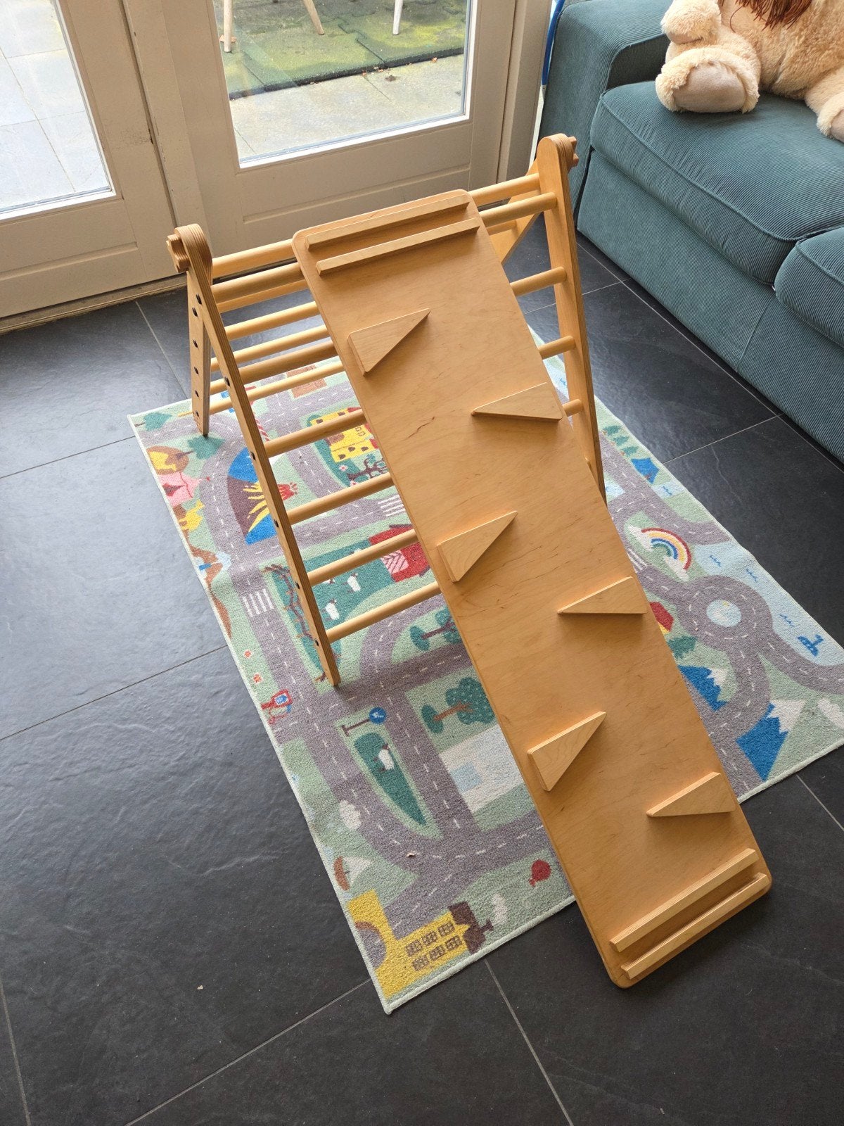 Pikler speeltoestel glijbaan/klimhelling (Jindl), Kinderen en Baby's, Speelgoed | Houten speelgoed, Ophalen, Zo goed als nieuw