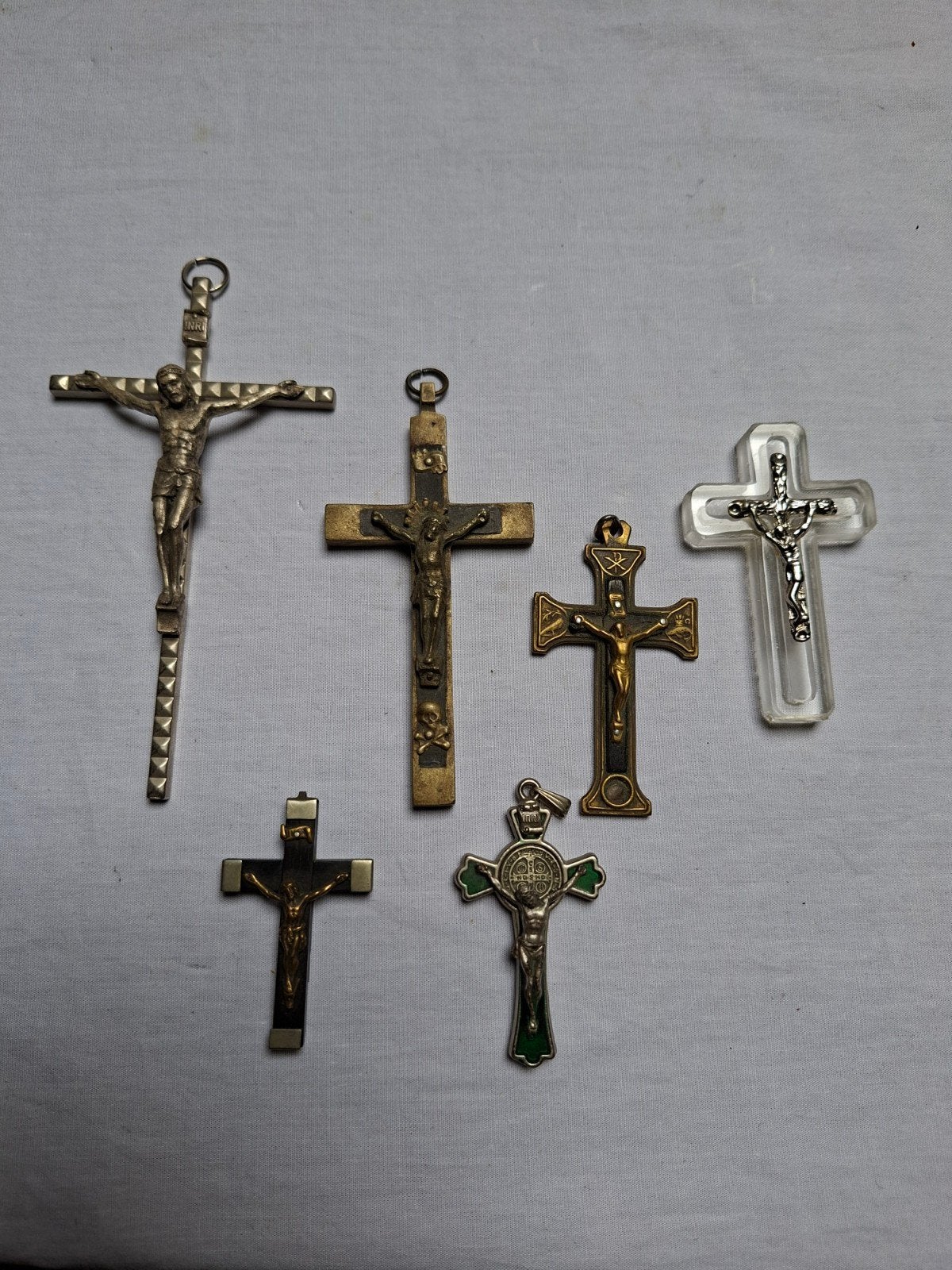 6x Crucifix hangers., Ophalen of Verzenden