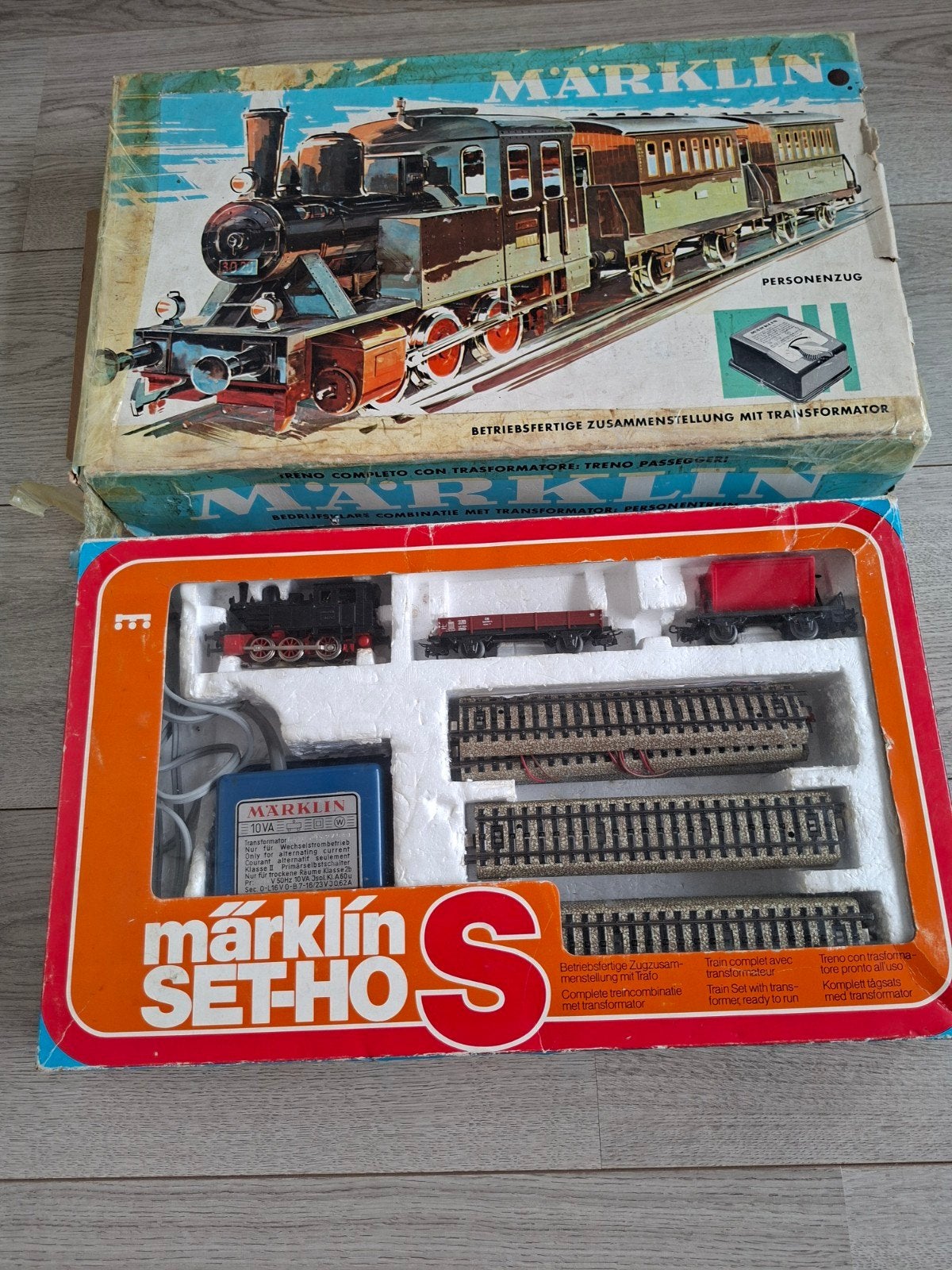 Set Marklin treinen + toebehoren, Hobby en Vrije tijd, Modeltreinen | H0, Wisselstroom, Ophalen of Verzenden, Märklin, Gebruikt