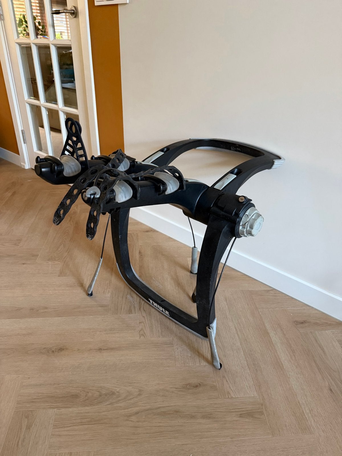 Thule raceway 991 Achterklepdrager voor 2 fietsen, Ophalen, 2 fietsen, Gebruikt, Achterklepdrager