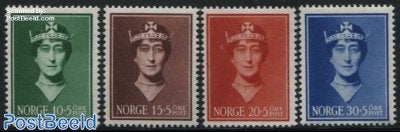 Kavel 633 serie Noorwegen 1939 koningin Maud fonds, Ophalen of Verzenden, Noorwegen, Postfris