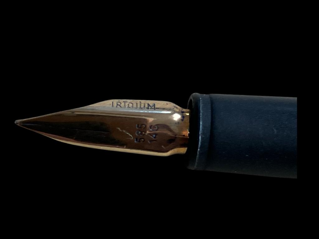 Antieke Zilveren Vulpen met - gouden pen punt kroon, Huysmans, Zo goed als nieuw, Doorwerth, EBOS Bossert&Ebhart