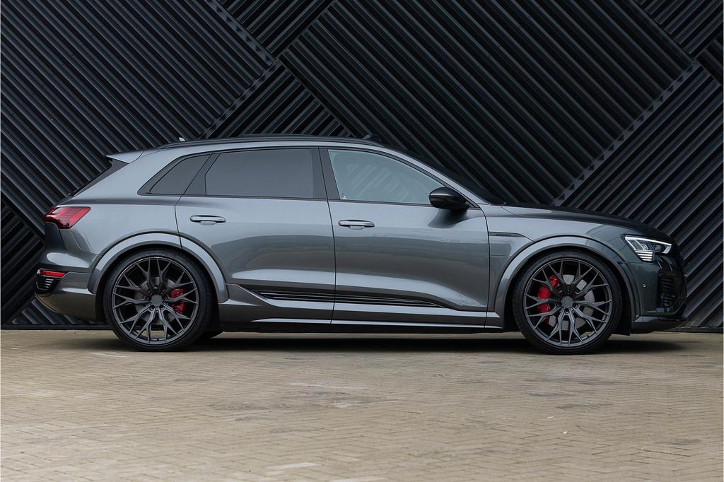 Audi Q8 e-tron Quattro SQ8 503 pk ACC Pano Memory 360 B&O Ma, 2625 kg, Zwart, 504 pk, Q8 e-tron