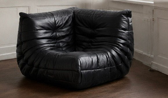 ligne roset togo hoekelement – michel ducaroy, Huis en Inrichting, Zitzakken, Ophalen, Zo goed als nieuw, Zwart