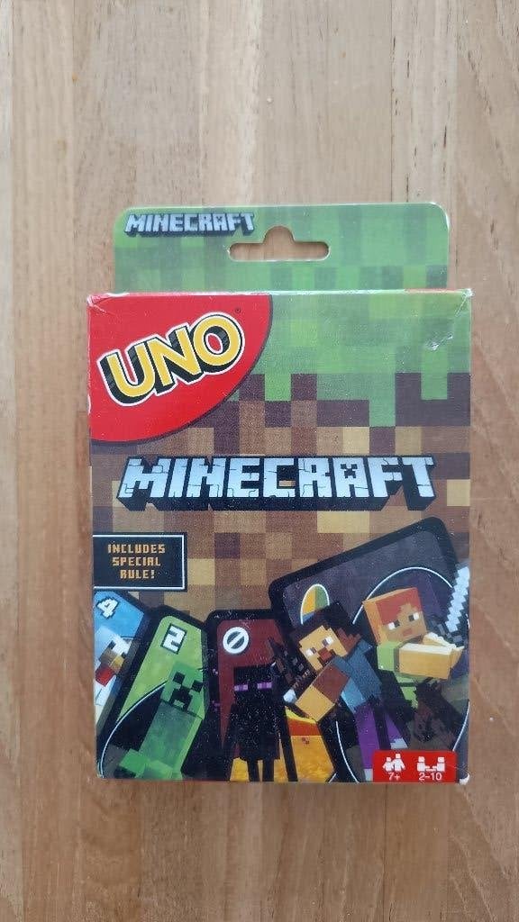 Uno minecraft, Ophalen of Verzenden, Zo goed als nieuw