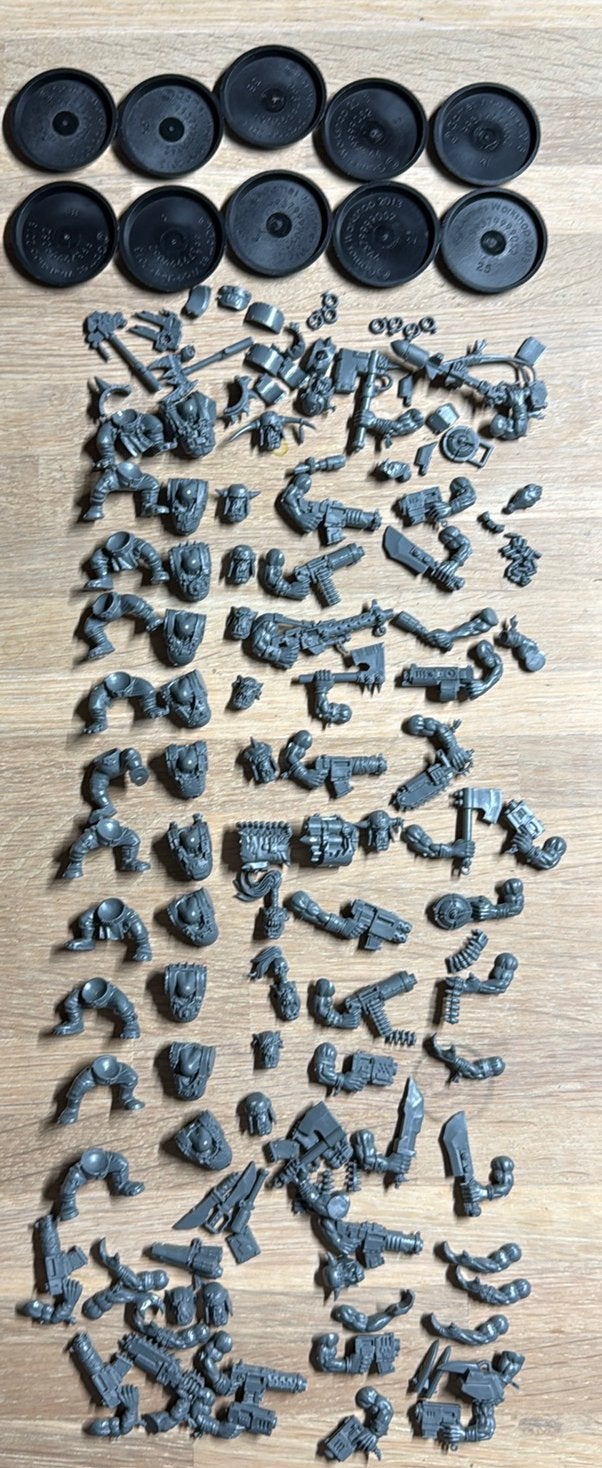 Warhammer 40k 11x Ork Boyz #2, Ophalen of Verzenden, Zo goed als nieuw, Warhammer