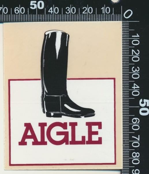 Sticker: Aigle, Ophalen of Verzenden, Zo goed als nieuw, Bedrijf of Vereniging