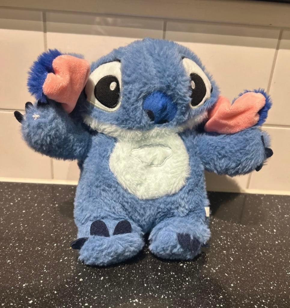 Interactieve Stitch Knuffel: Licht, Ademend & Bewegend, Kinderen en Baby's, Speelgoed | Knuffels en Pluche, Gebruikt, Disney, Overige typen