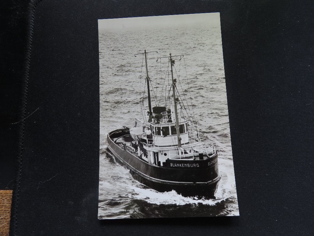 ansichtkaart sleepboot "Blankenburg "Smit & co, Ophalen of Verzenden, Gebruikt, Motorboot, Kaart, Foto of Prent