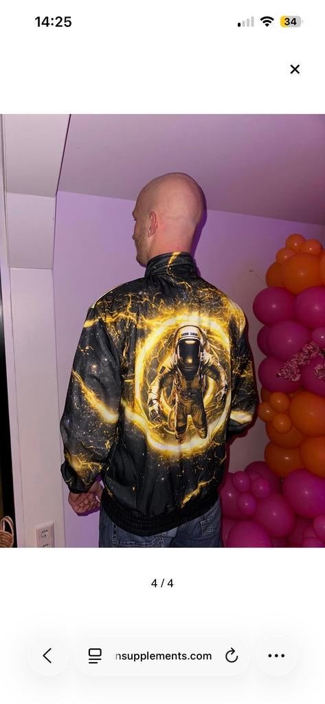 CN Nutrition Astronaut Bomberjack, Ophalen of Verzenden, Zo goed als nieuw, Maat 48/50 (M), Zwart
