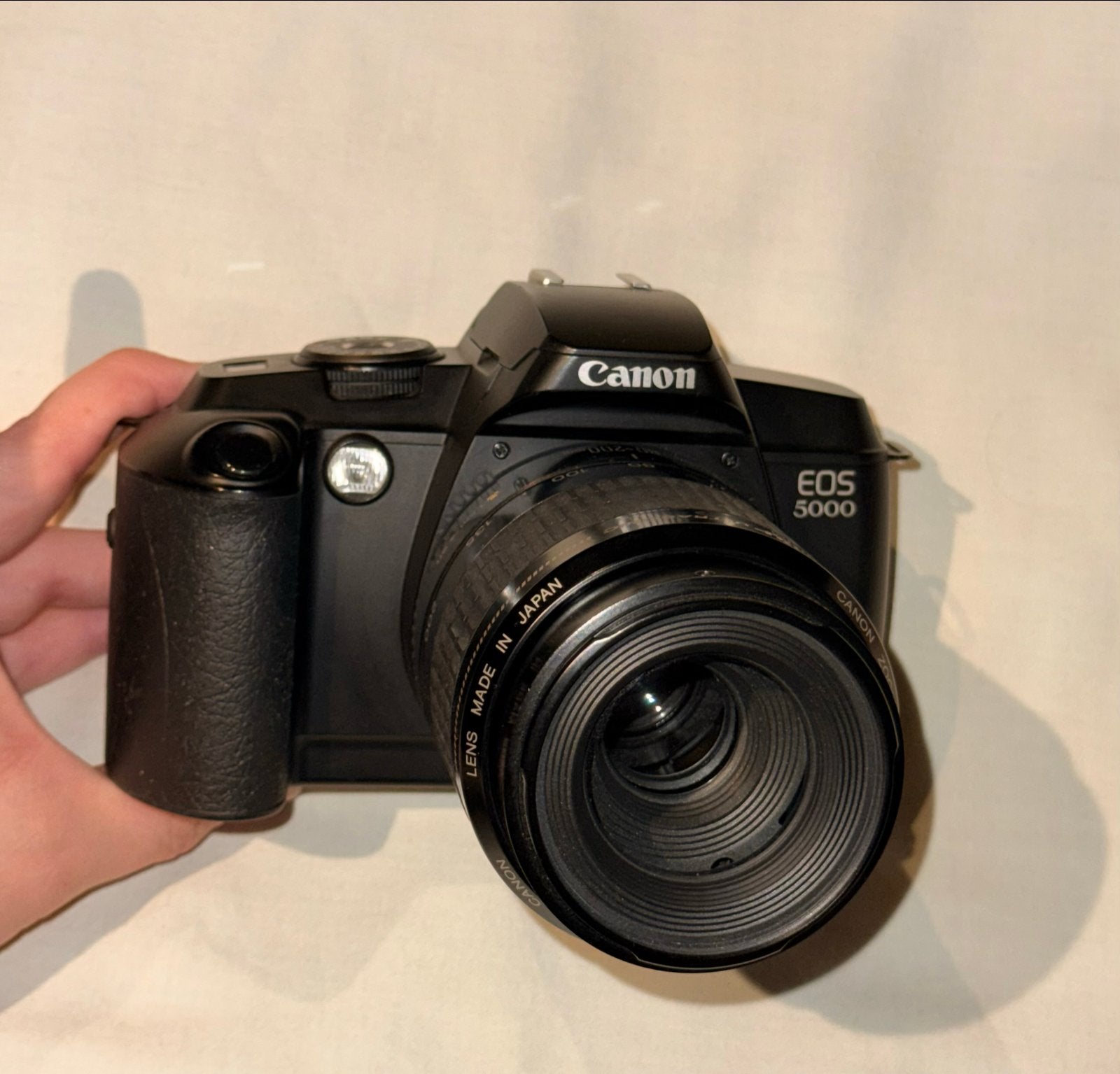 Canon EOS 5000 analoge spiegelreflexcamera + Canon EF 80-200, Ophalen, Gebruikt, Spiegelreflex, Canon