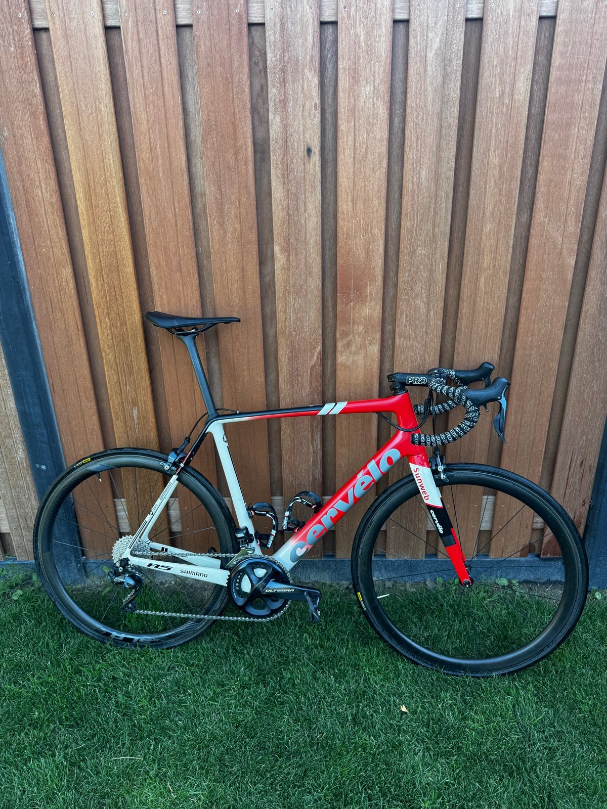 Cervélo R3 racefiets team Sunweb editie, 28 inch, Carbon, Zo goed als nieuw, 57 tot 61 cm