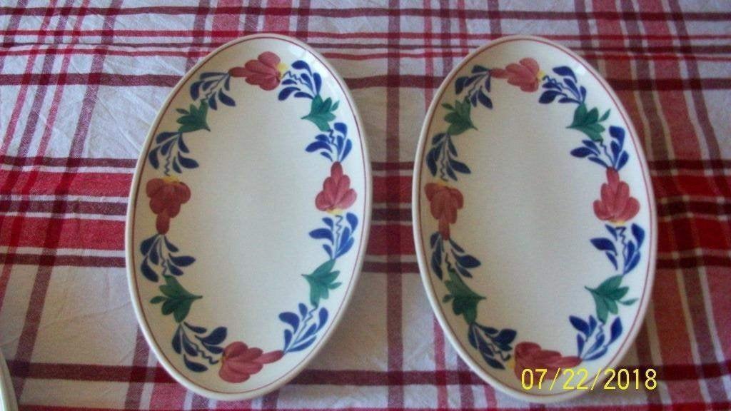Boerenbont servies: Theelicht, theepot, kommetjes en schalen, Overige merken, Keramiek, Ophalen of Verzenden, Zo goed als nieuw