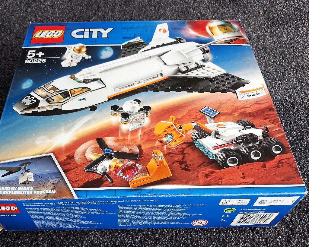 Lego City set 60226 - Mars Onderzoekshuttle (2019)., Lego, Ophalen of Verzenden, Compleet, Complete set