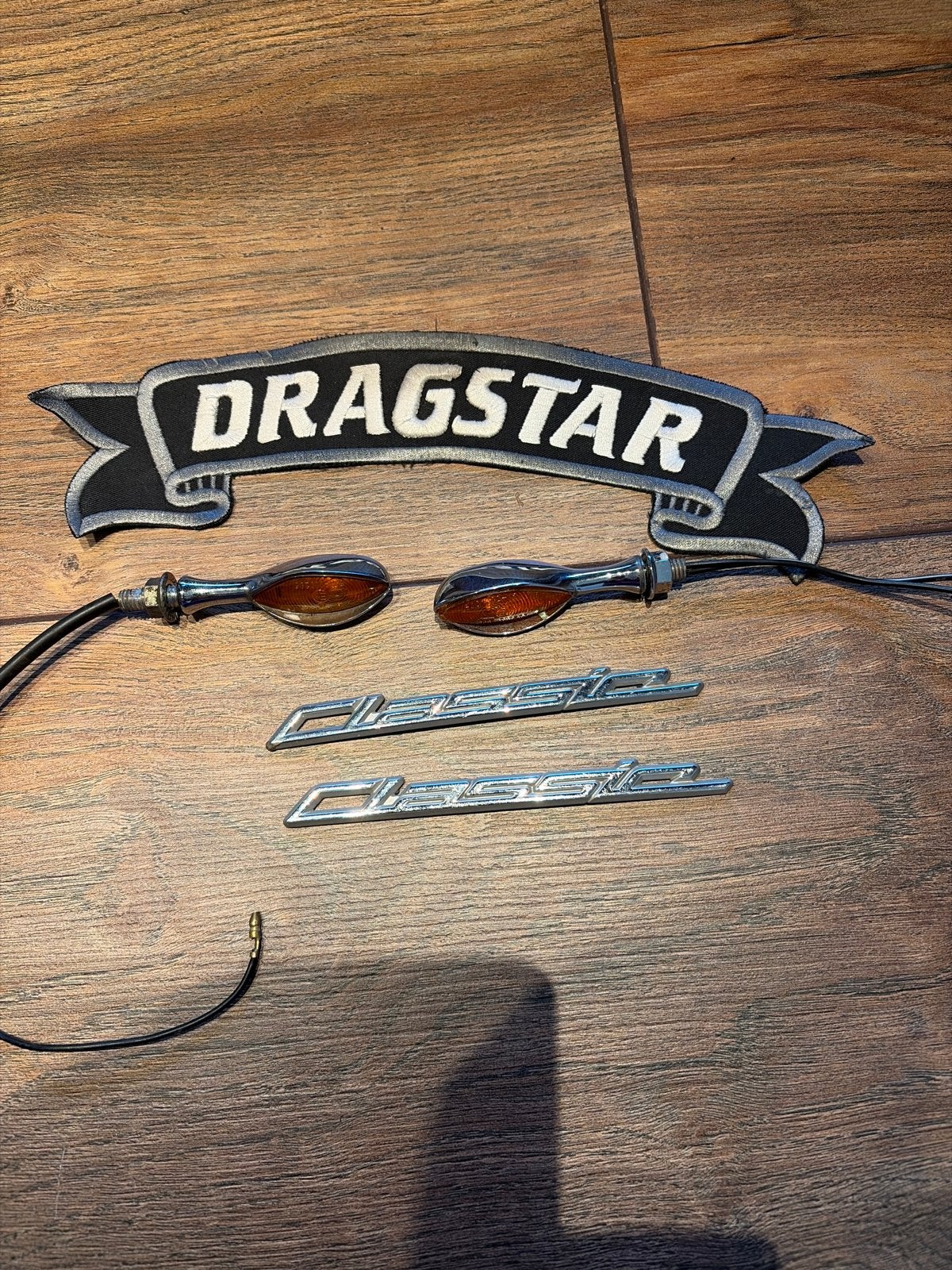Dragstar Classic Emblemen en Knipperlichten, Ophalen of Verzenden, Gebruikt