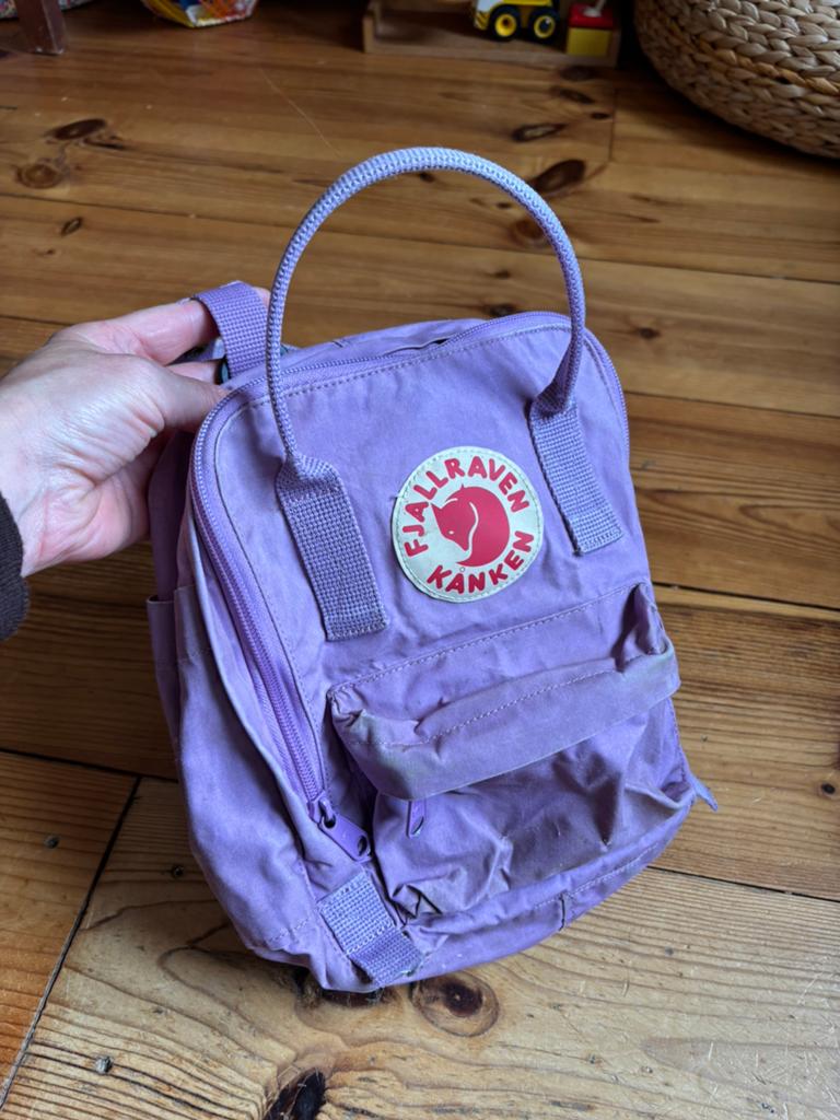Fjallraven Kanken mini rugzak kind, Ophalen of Verzenden, Gebruikt, Overige merken, 30 tot 45 cm