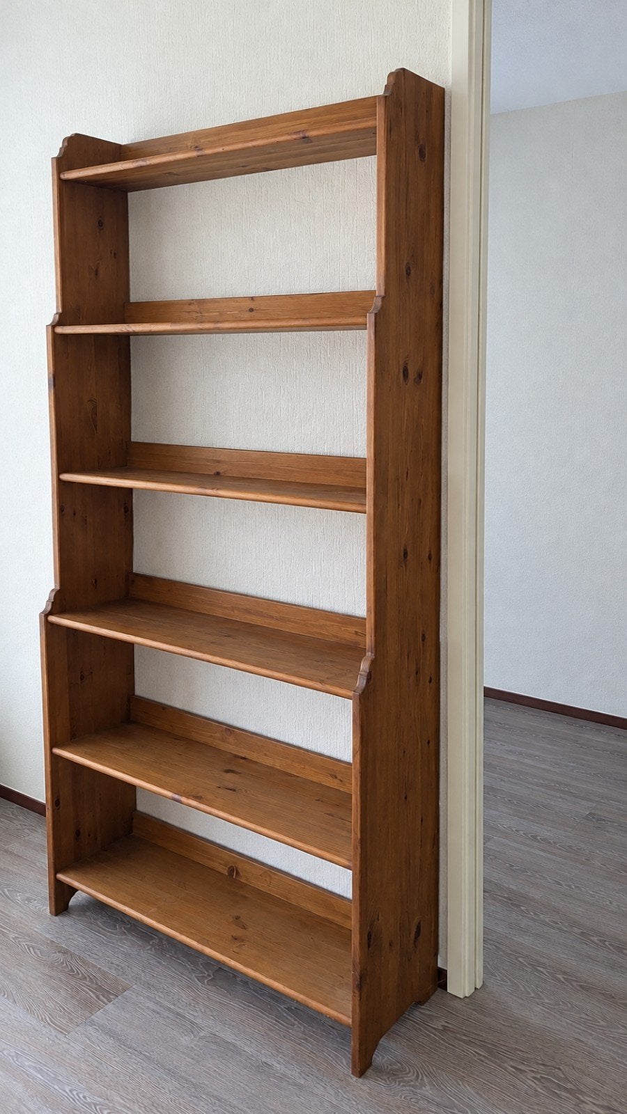 Ikea Leksvik grenen boekenkast 198x93x32 - Nieuwstaat, Ophalen, Met plank(en), 50 tot 100 cm, Zo goed als nieuw