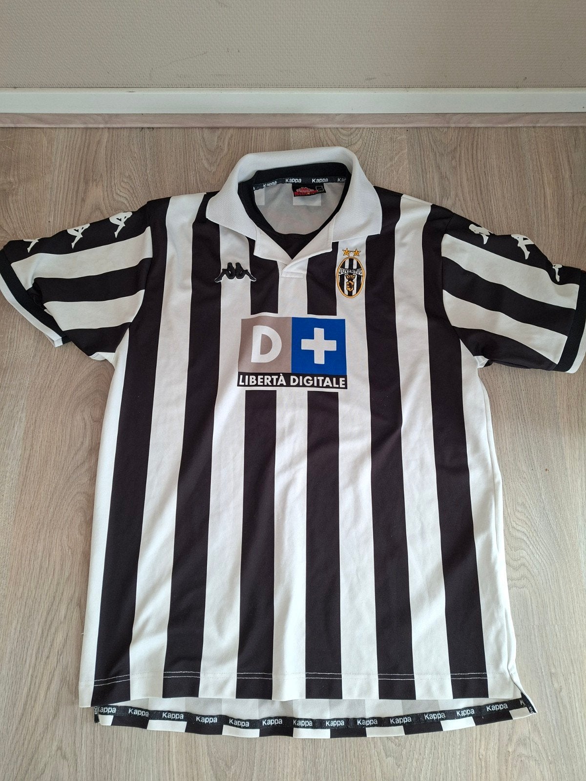 Juventus Kappa Thuisshirt Maat XL, Kappa, Zwart, Maat 56/58 (XL), Ophalen of Verzenden