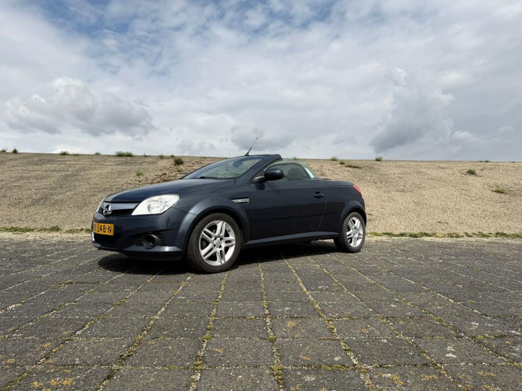Opel Tigra 1.4 16V Twintop 2007 Blauw, Auto's, Voorwielaandrijving, Euro 5, Stof, Zwart