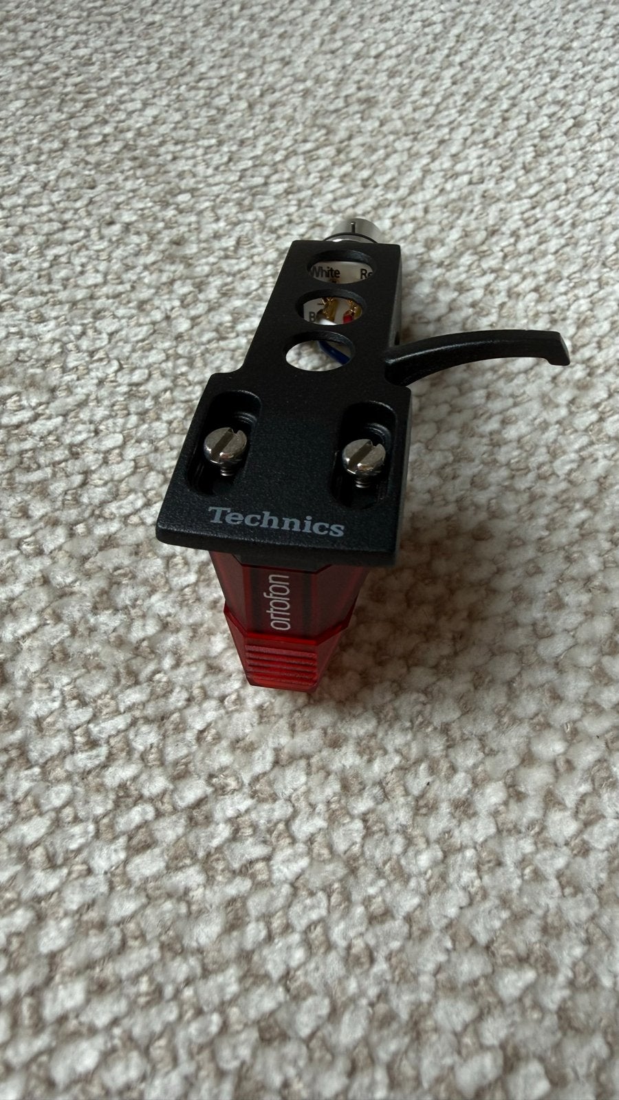 Technics Headshell met Ortofon Element Red - Nieuw, Audio, Tv en Foto, Platenspelers, Ophalen of Verzenden, Zo goed als nieuw