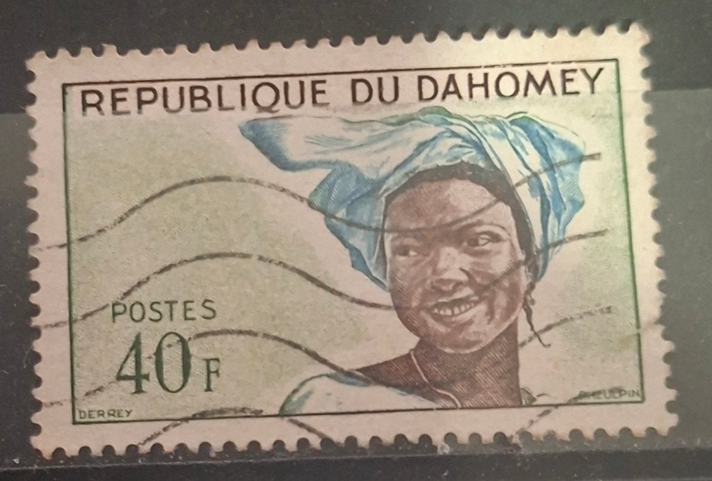 Dahomey Postzegel (B3-P42), Ophalen of Verzenden, Overige landen, Gestempeld
