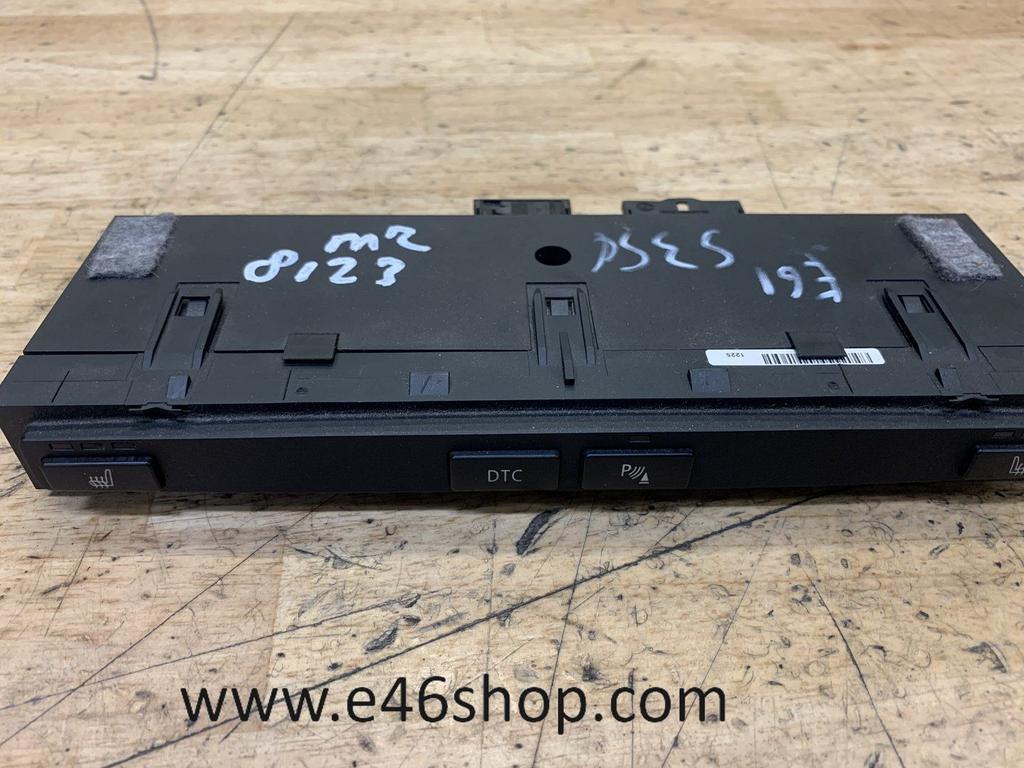 KNOPPENBALK STOELVERWARMING DTC PDC BMW E60 E61, Auto-onderdelen, Dashboard en Schakelaars, BMW, Gebruikt, Ophalen of Verzenden