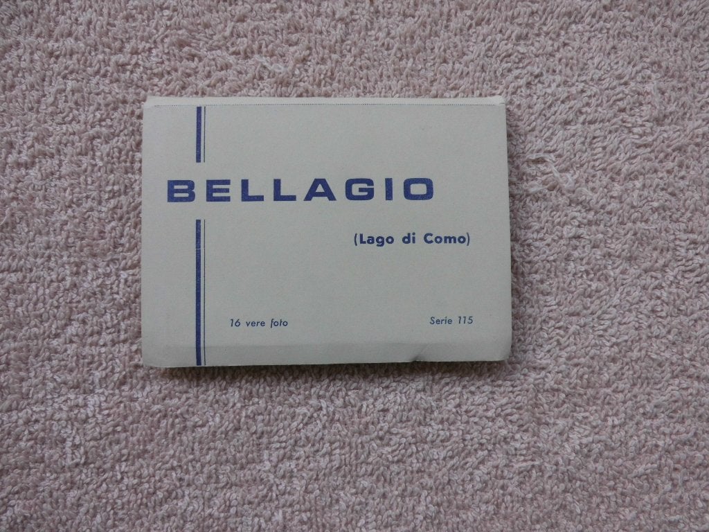Bellagio, Lago di Como - 16 vere foto, Ophalen of Verzenden, 1920 tot 1940, Ongelopen, Italië