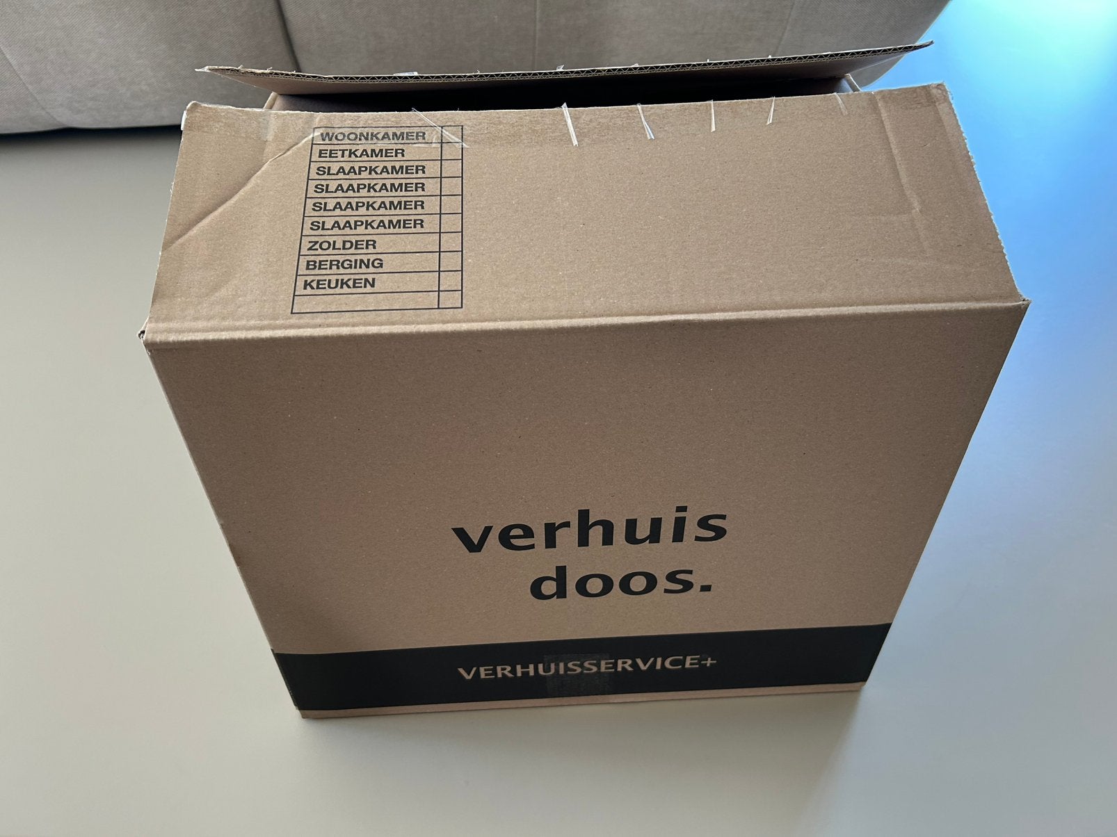 Verhuisdoos stevig, Ophalen, 40 tot 60 cm, 50 tot 75 cm, 35 tot 50 cm