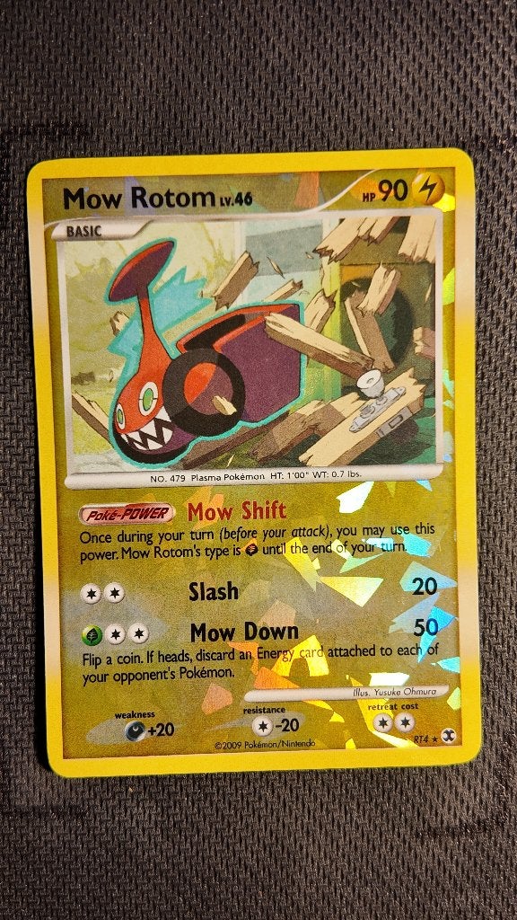 Mow Rotom RT4 Rising Rivals | Pokemon kaart, Ophalen, Zo goed als nieuw, Losse kaart