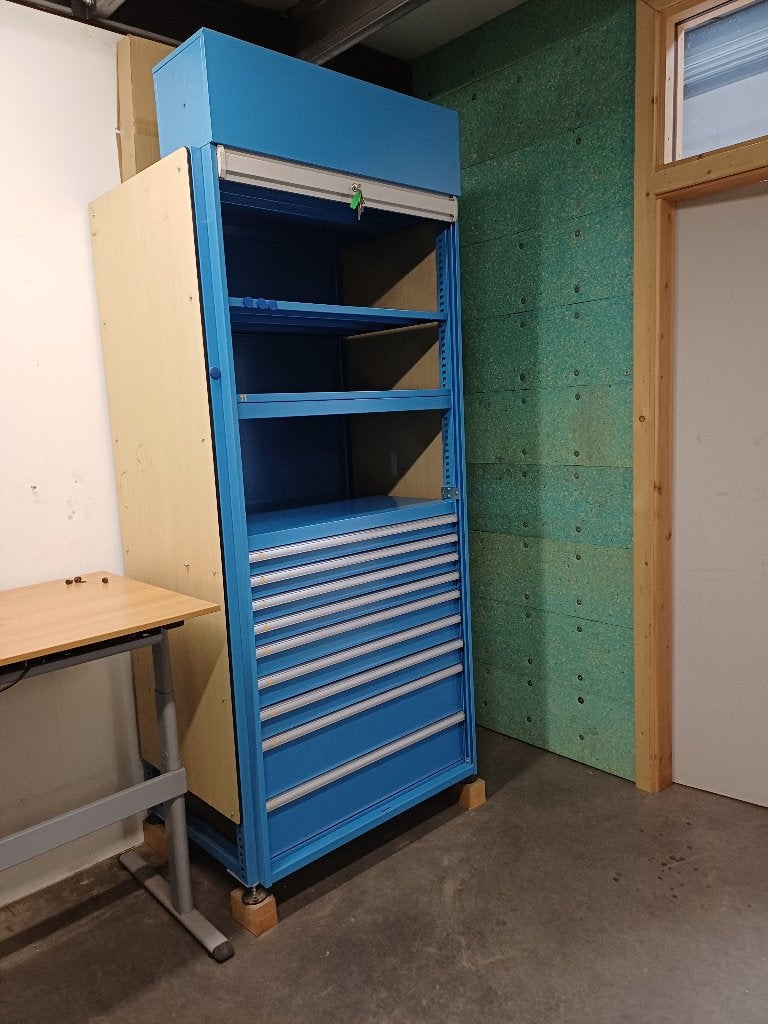 Gereedschapsladenkast, Ophalen, Gebruikt